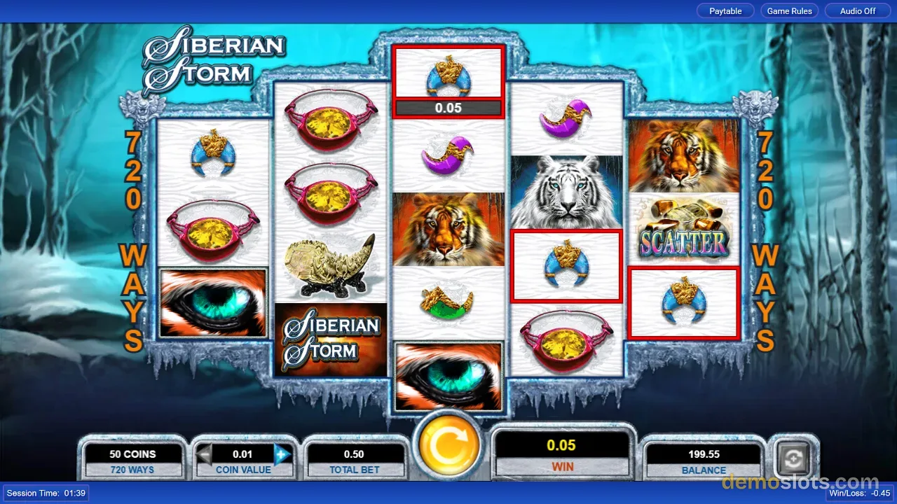Siberian Storm slot by IGT
