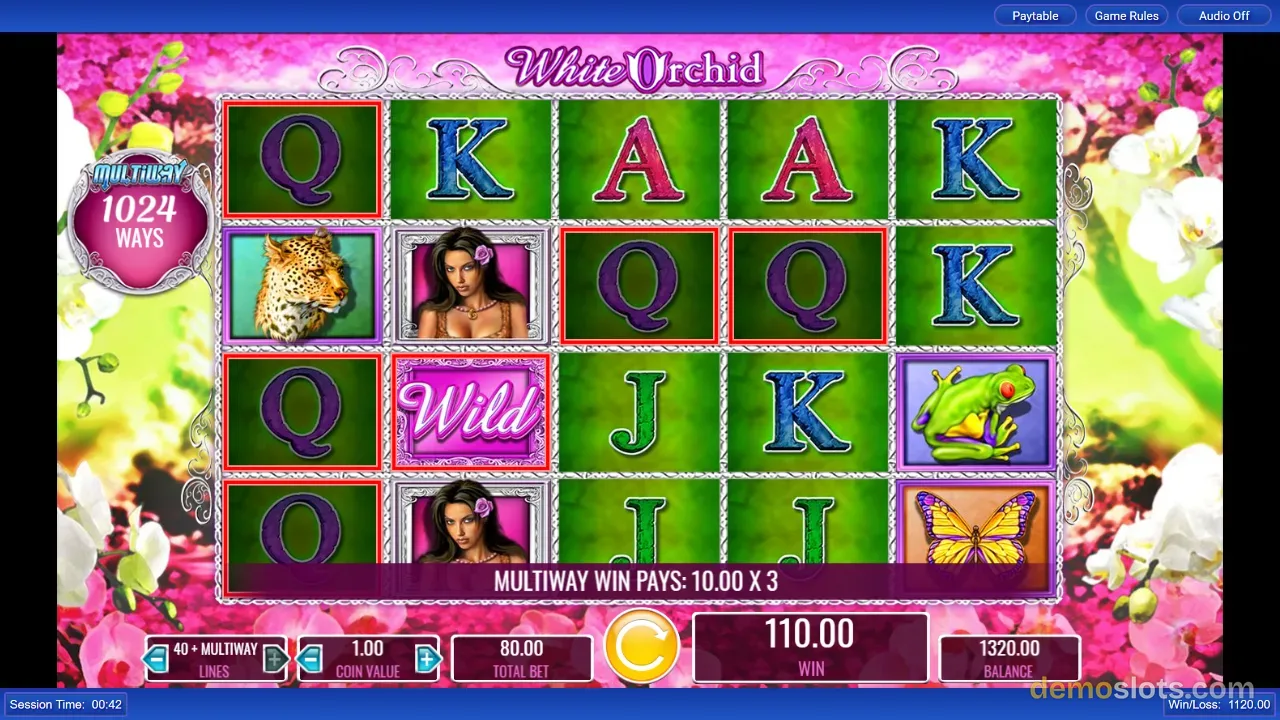 White Orchid slot by IGT