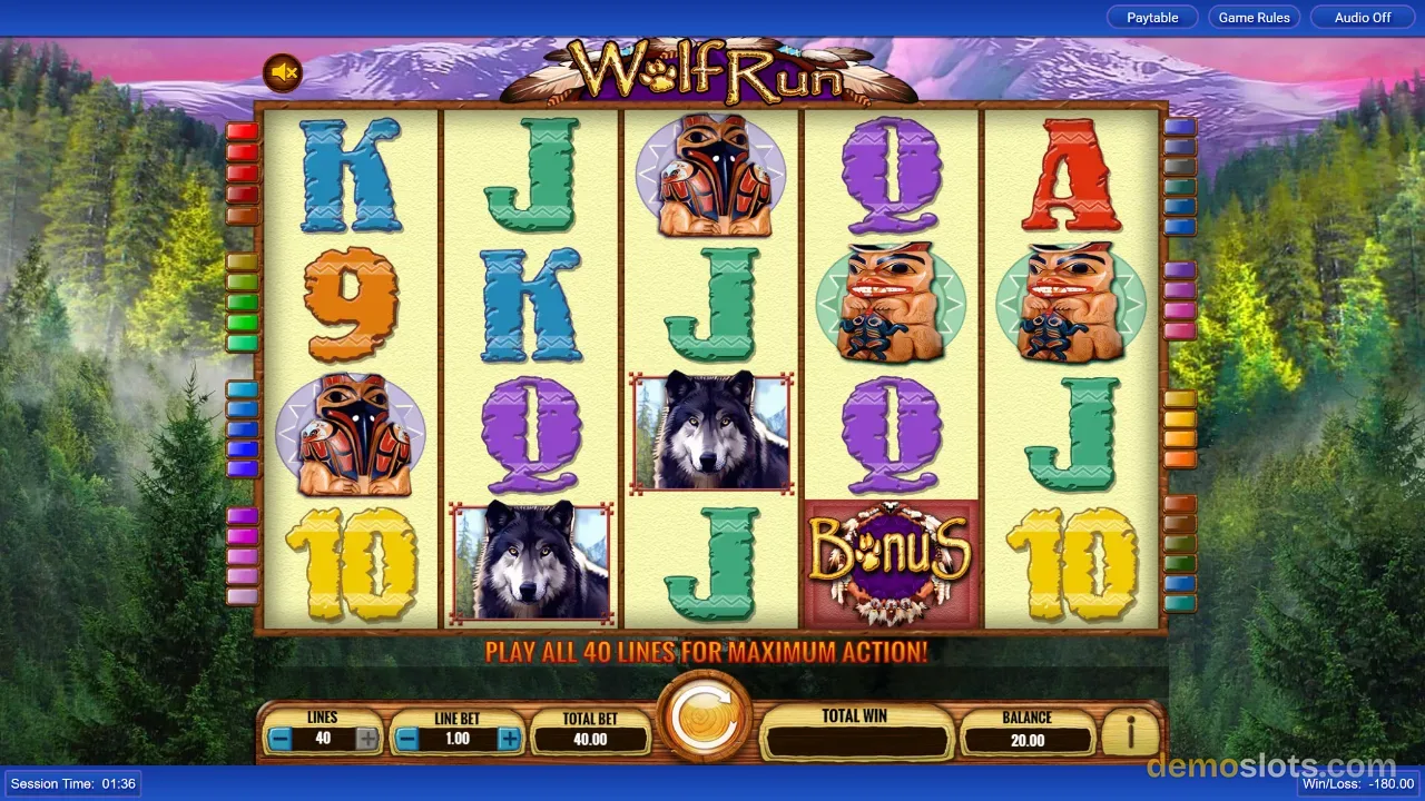 Wolf Run slot by IGT