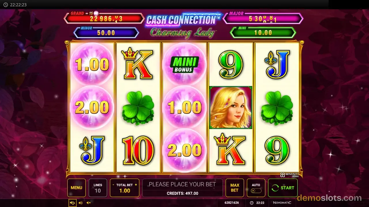 Cash Connection - Charming Lady slot by Greentube