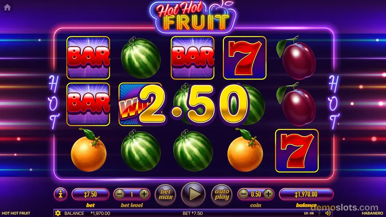 Hot Hot Fruit slot by Habanero