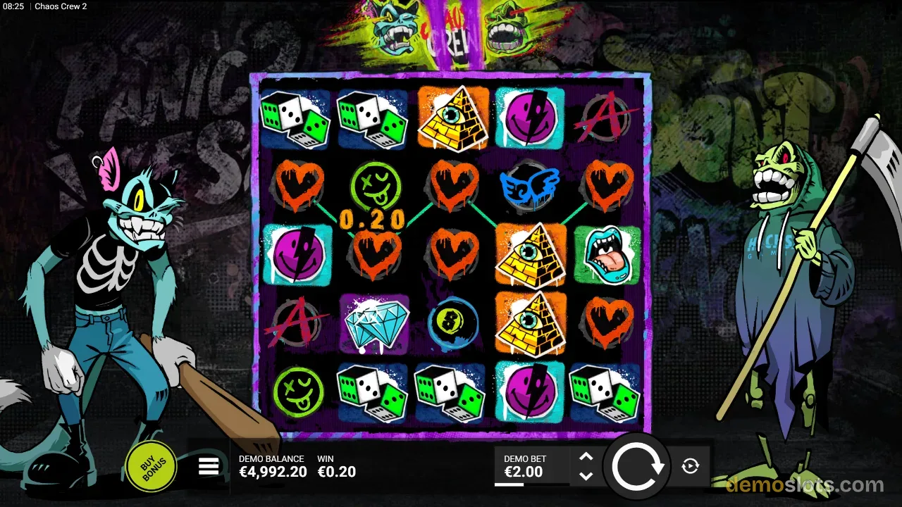 Chaos Crew 2 slot by Hacksaw Gaming