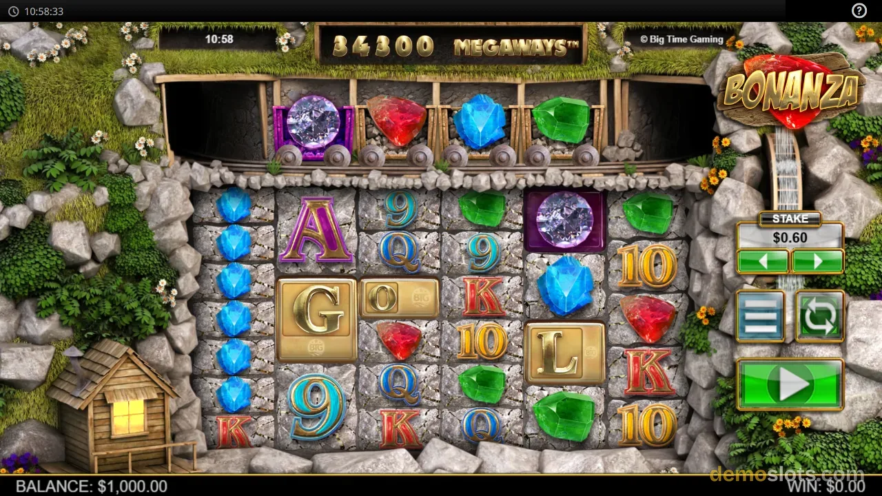 Bonanza slot by Big Time Gaming