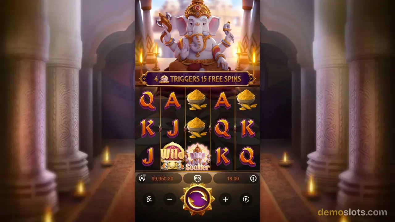 Ganesha Gold slot screenshot