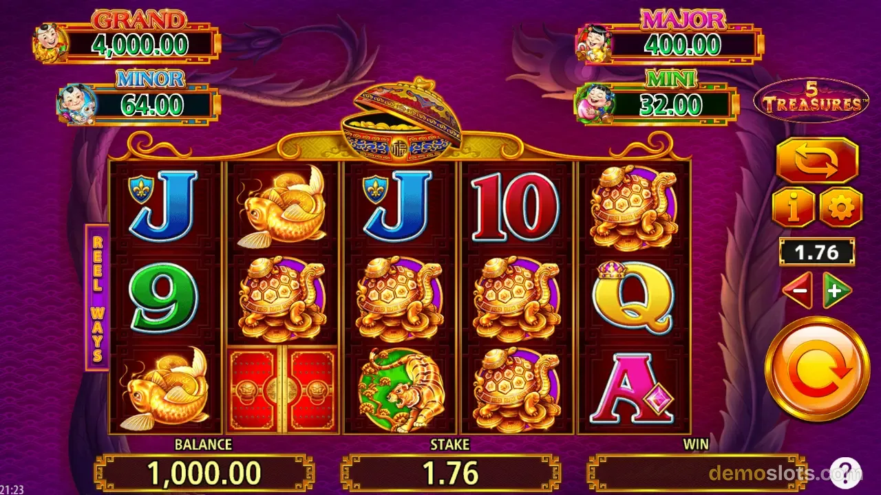 5 Treasures slot by Light & Wonder