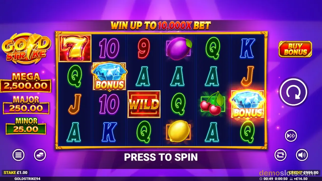 Gold Strike slot by Blueprint Gaming