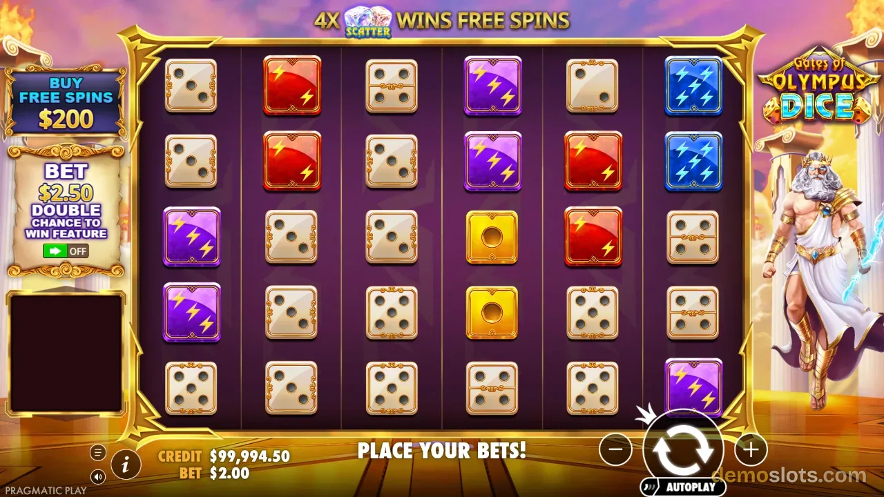 Gates of Olympus Dice slot by Pragmatic Play
