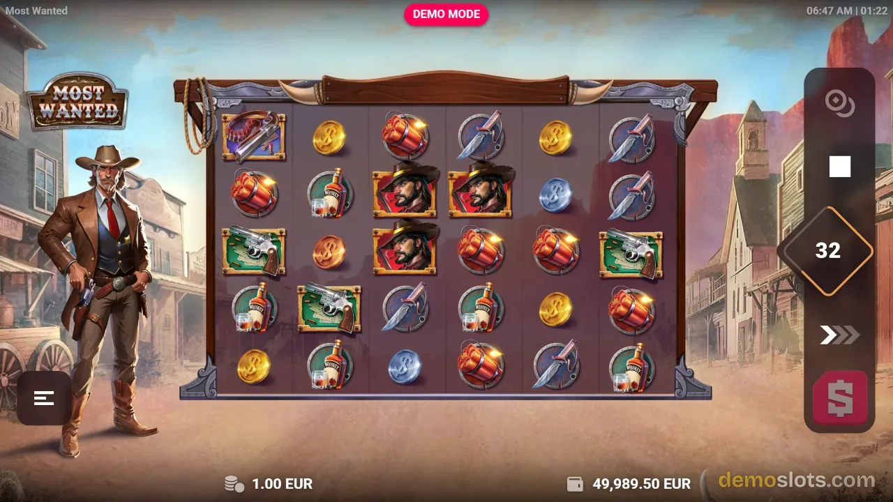 Most Wanted slot by TRUE LABS