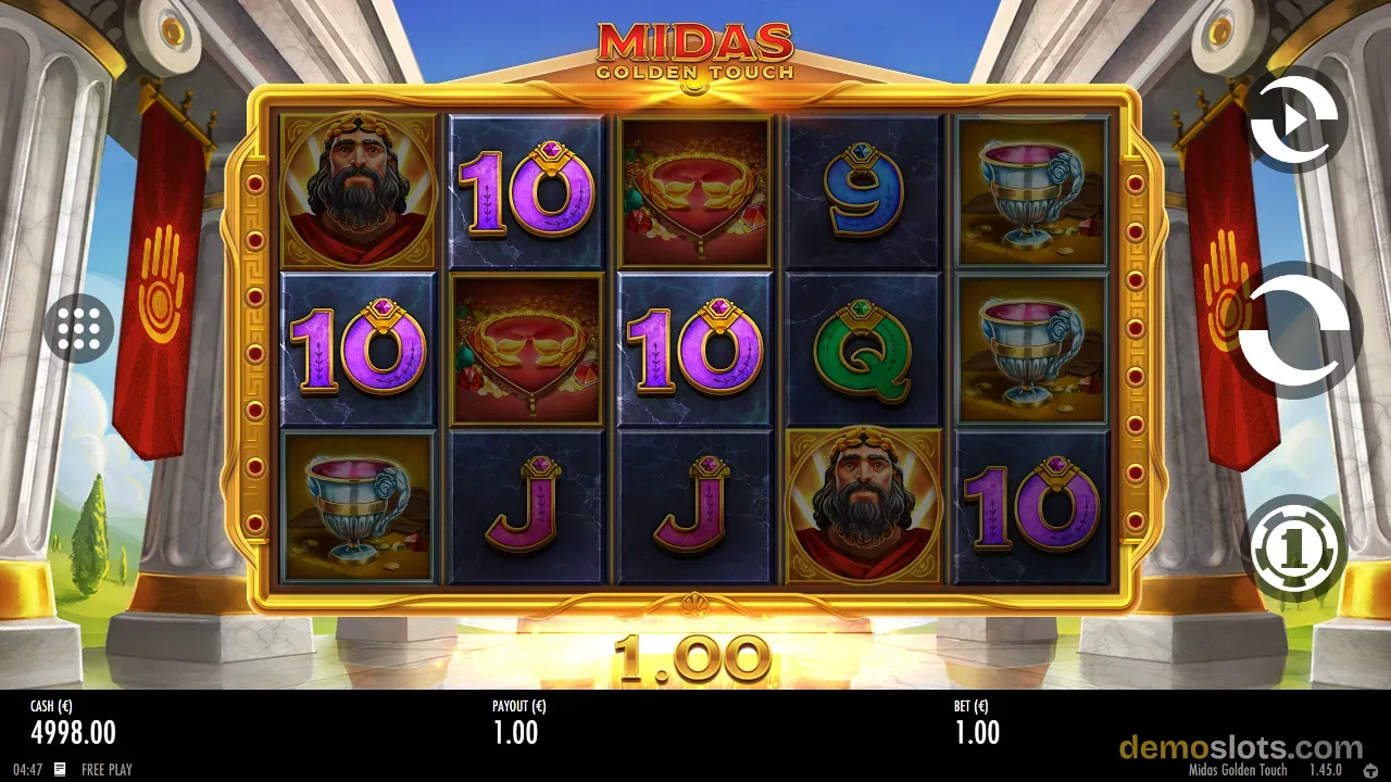 Midas Golden Touch slot by Thunderkick
