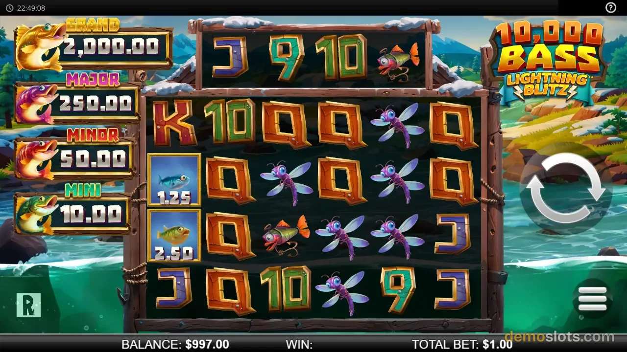 10,000 Big Bass Lightning Blitz