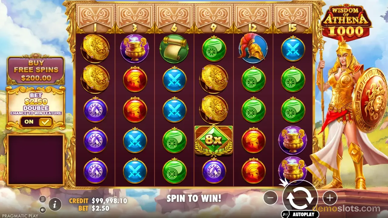 Wisdom of Athena 1000 slot by Pragmatic Play