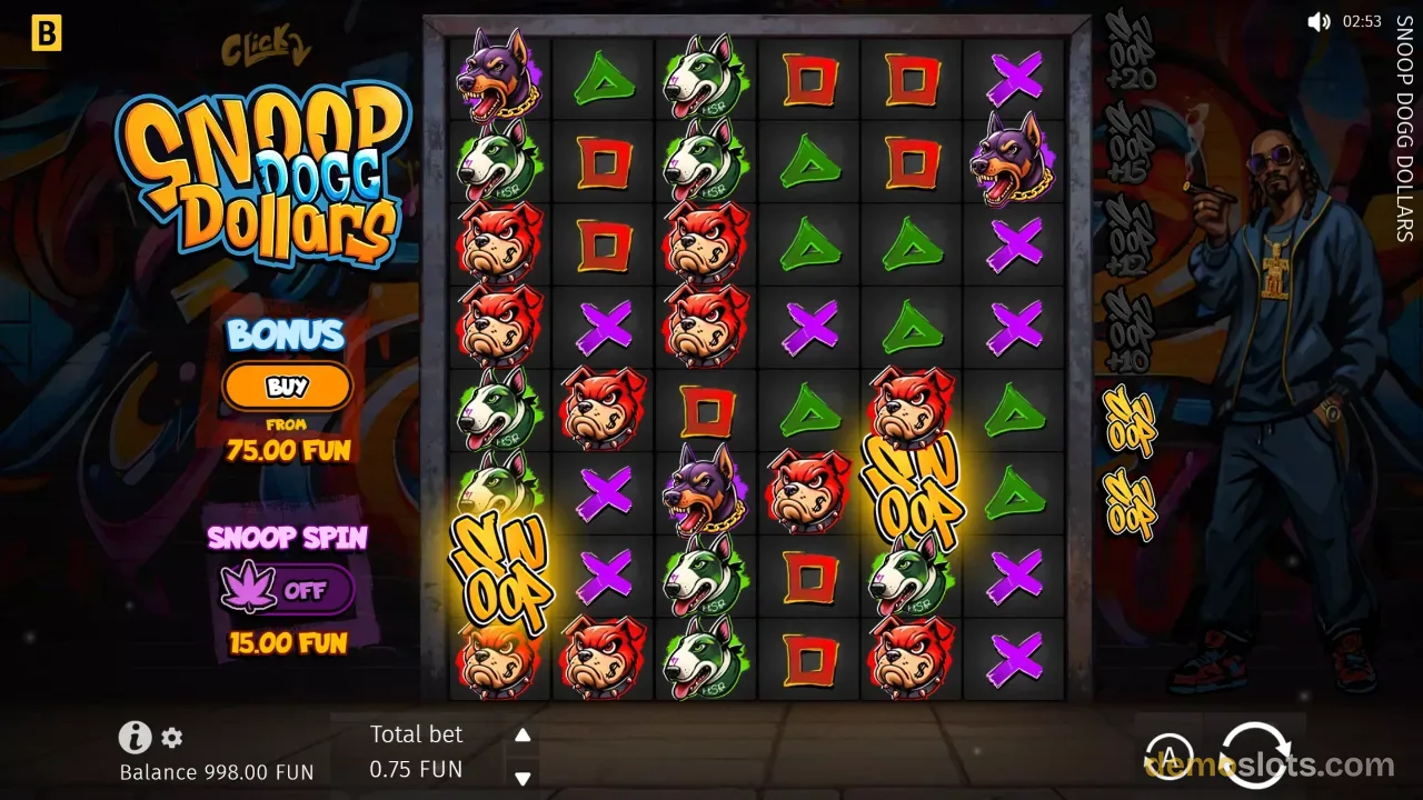 Snoop Dogg Dollars slot by BGaming