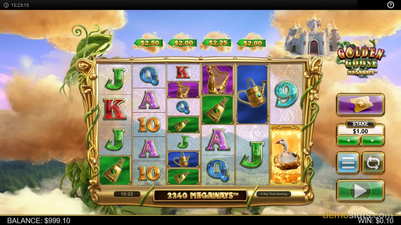 Golden Goose Megaways slot by Big Time Gaming