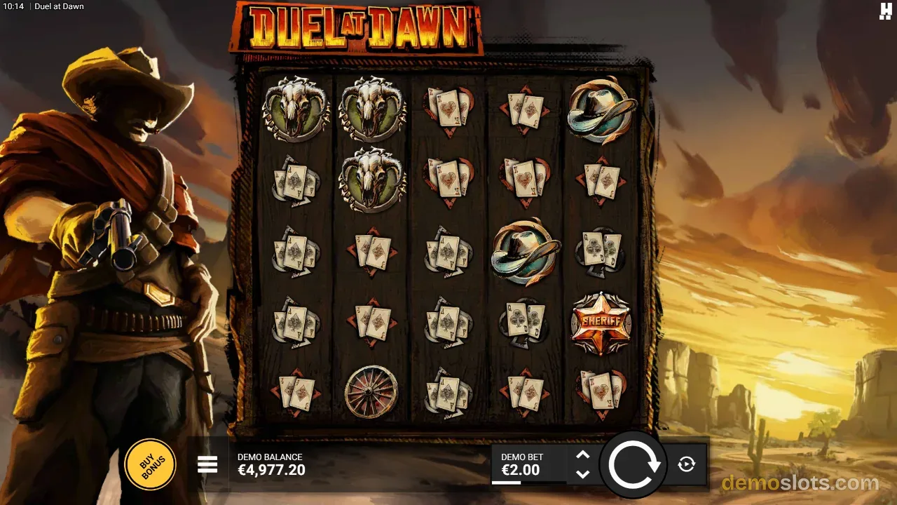 Duel at Dawn slot by Hacksaw Gaming