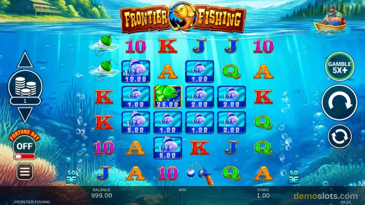 Frontier Fishing slot by Inspired Gaming