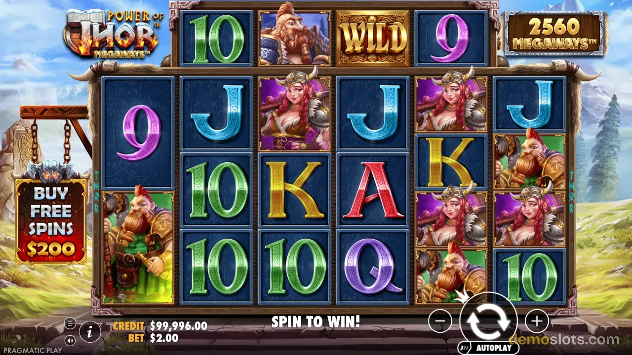 Power of Thor Megaways slot by Pragmatic Play