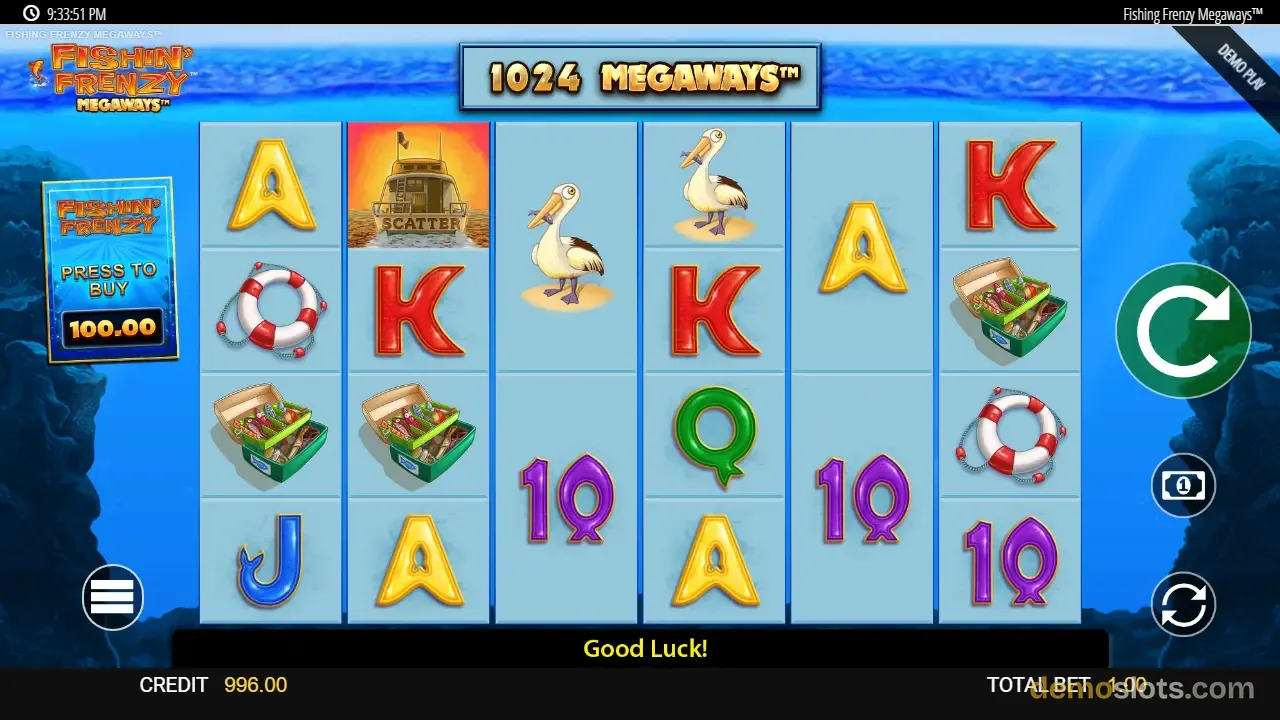 Fishin' Frenzy Megaways slot by Reel Time Gaming