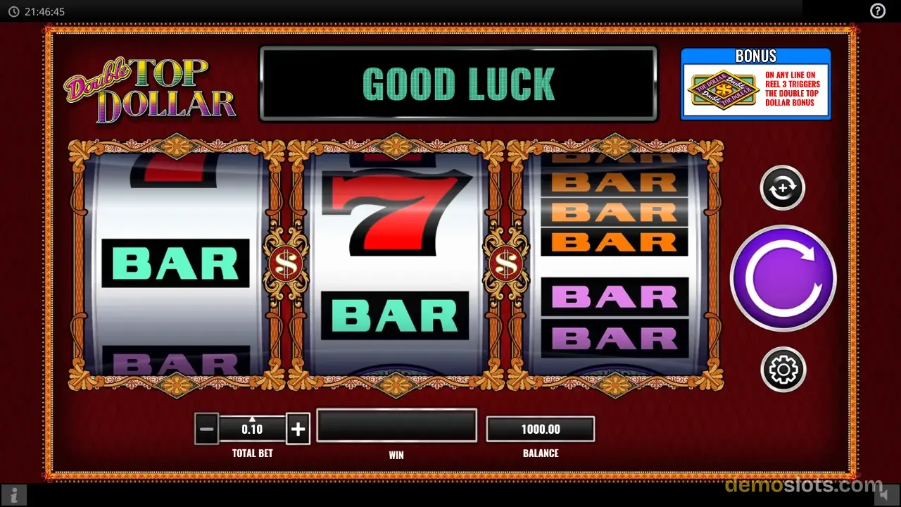 Double Top Dollar slot by IGT
