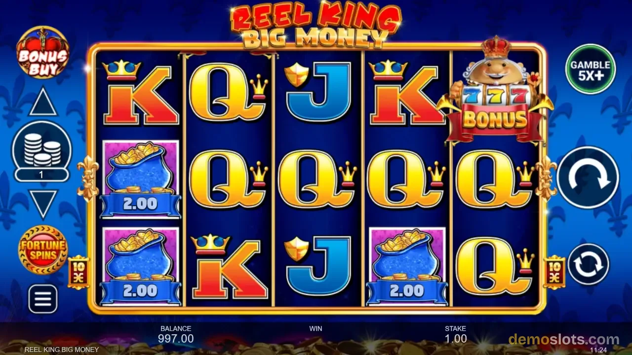 Reel King Big Money slot by Inspired Gaming