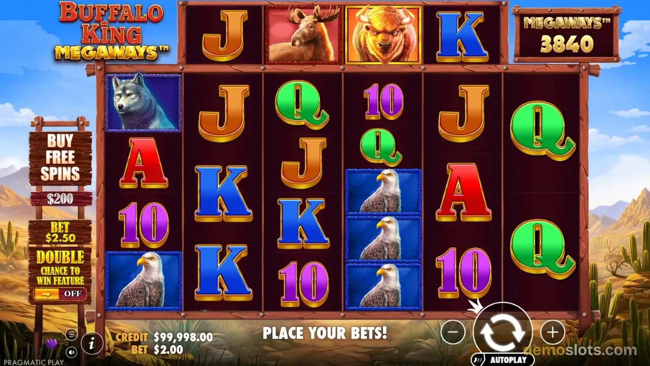Buffalo King Megaways slot by Pragmatic Play