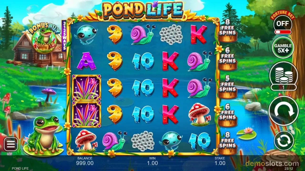 Pond Life slot by Inspired Gaming