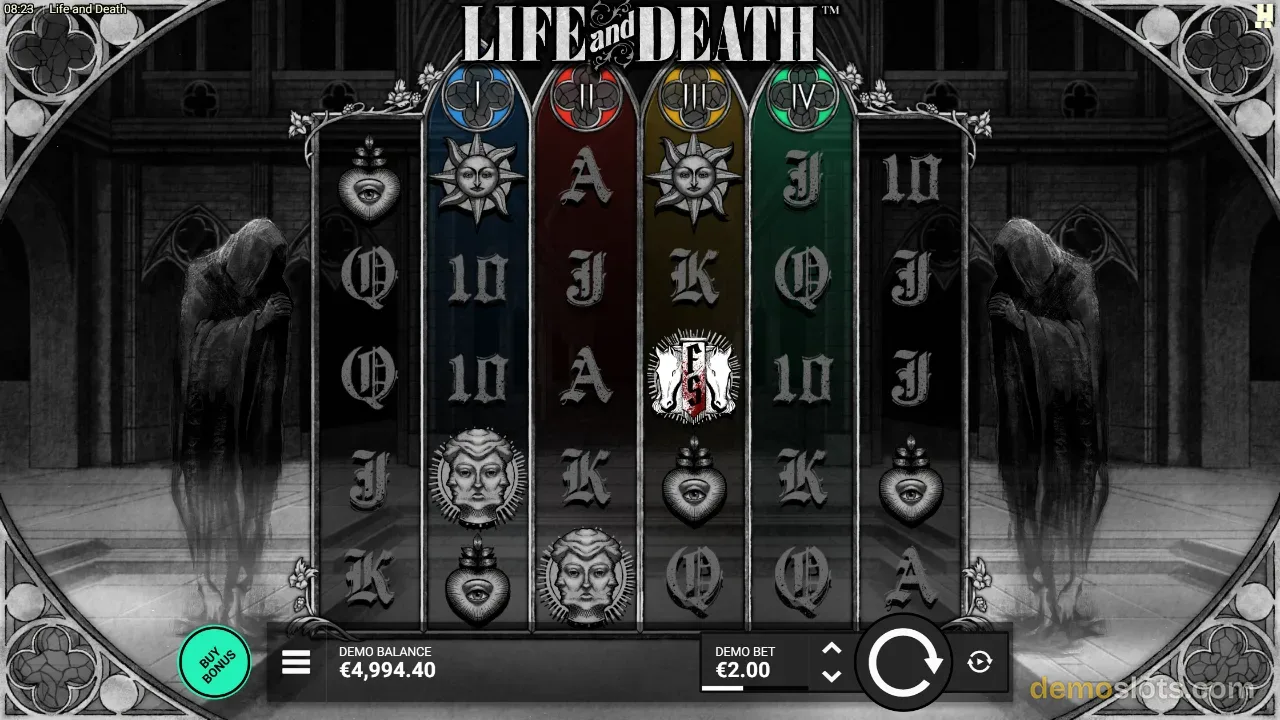 Life and Death slot by Hacksaw Gaming