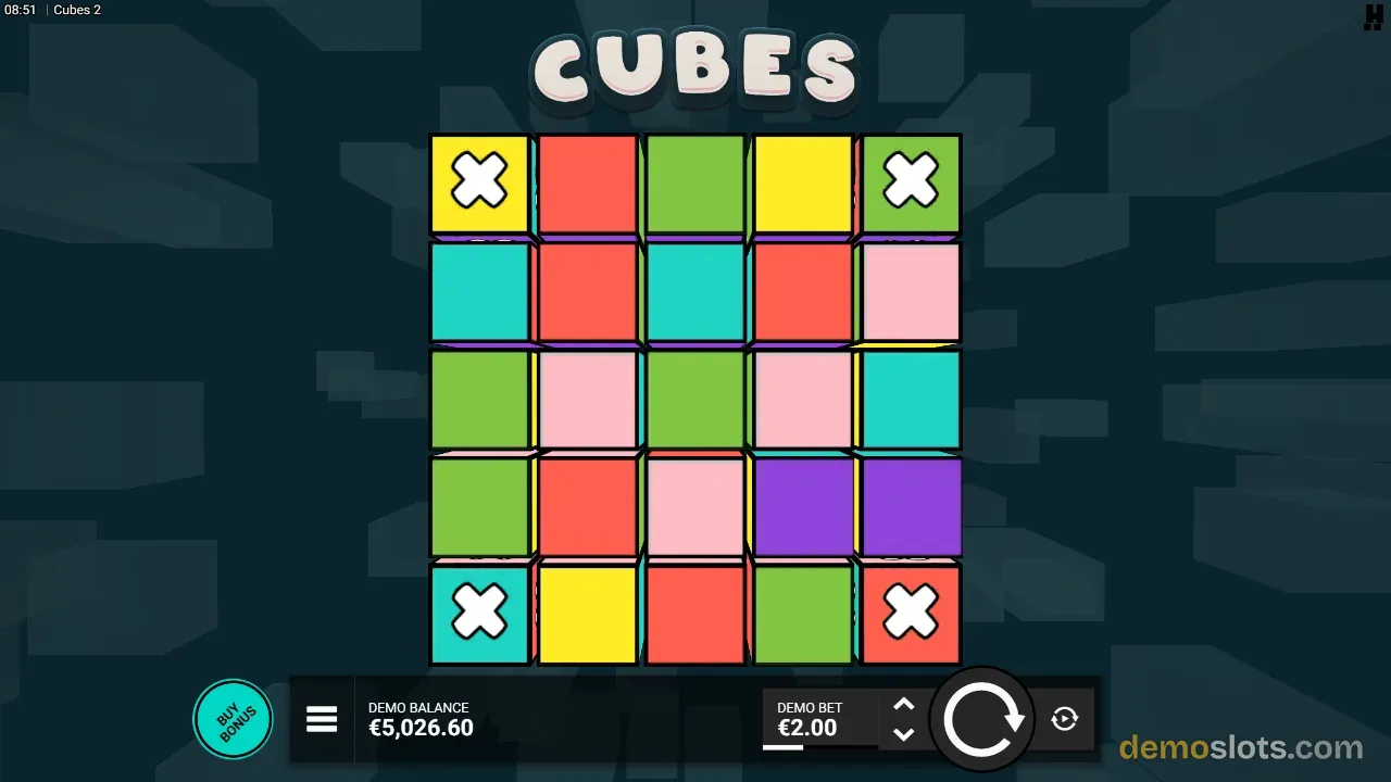 Cubes 2 slot by Hacksaw Gaming