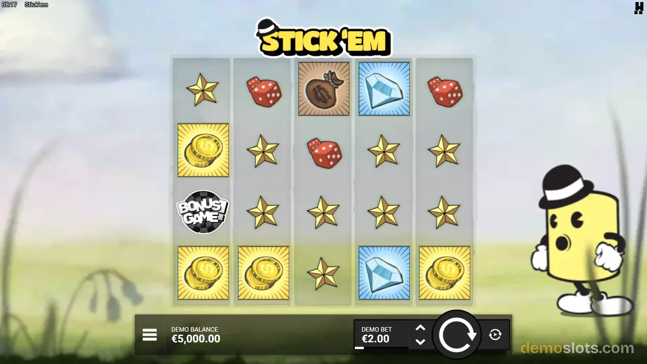 Stick'em slot by Hacksaw Gaming