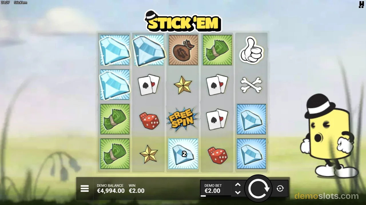 Stick'em slot by Hacksaw Gaming