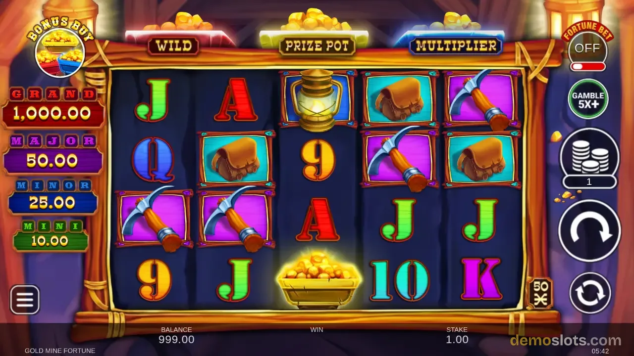 Gold Mine Fortune slot by Inspired Gaming