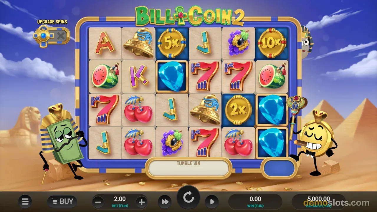 Bill & Coin 2: Mummy Mischief slot by Relax Gaming