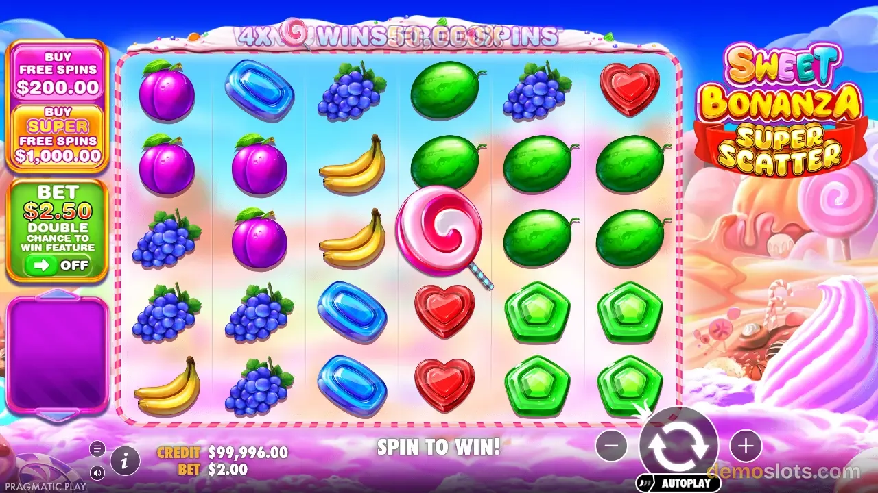 Sweet Bonanza Super Scatter slot by Pragmatic Play