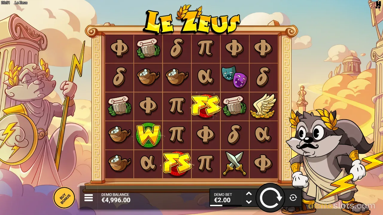 Le Zeus slot by Hacksaw Gaming