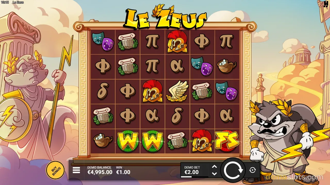 Le Zeus slot by Hacksaw Gaming