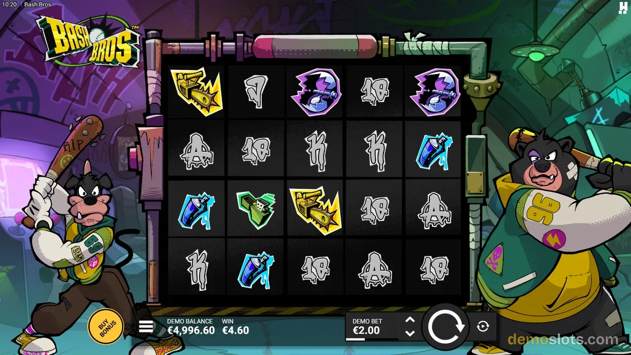 Bash Bros slot by Hacksaw Gaming