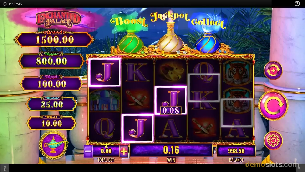 Mystery of the Lamp Enchanted Palace slot by IGT