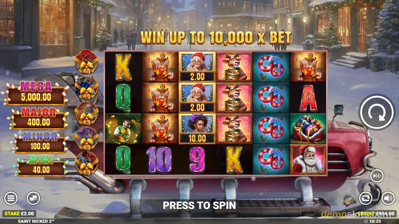 Saint Nicked 3 slot by Blueprint Gaming