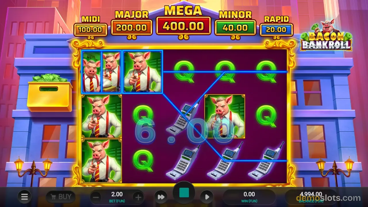 Bacon Bankroll slot by Relax Gaming