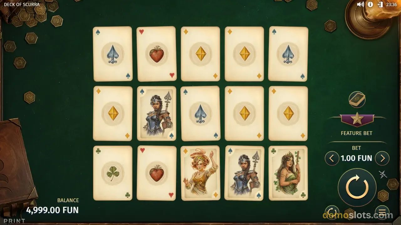 Deck of Scurra slot by Print Studios