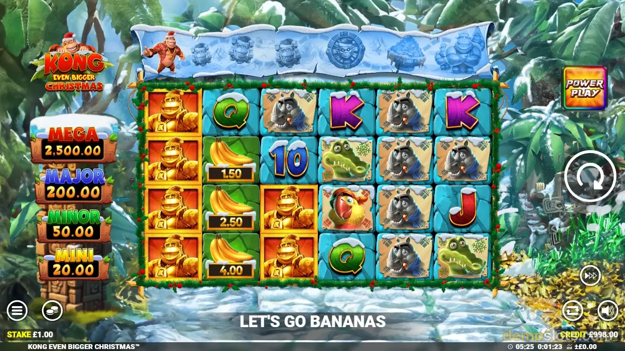Kong Even Bigger Christmas slot by Blueprint Gaming