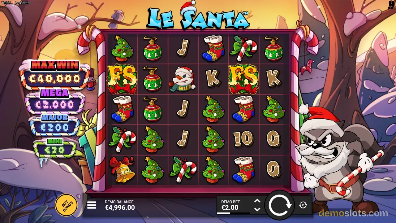 Le Santa slot by Hacksaw Gaming