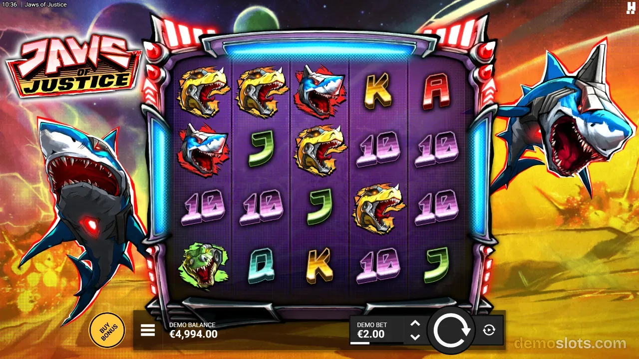 Jaws of Justice slot by Hacksaw Gaming