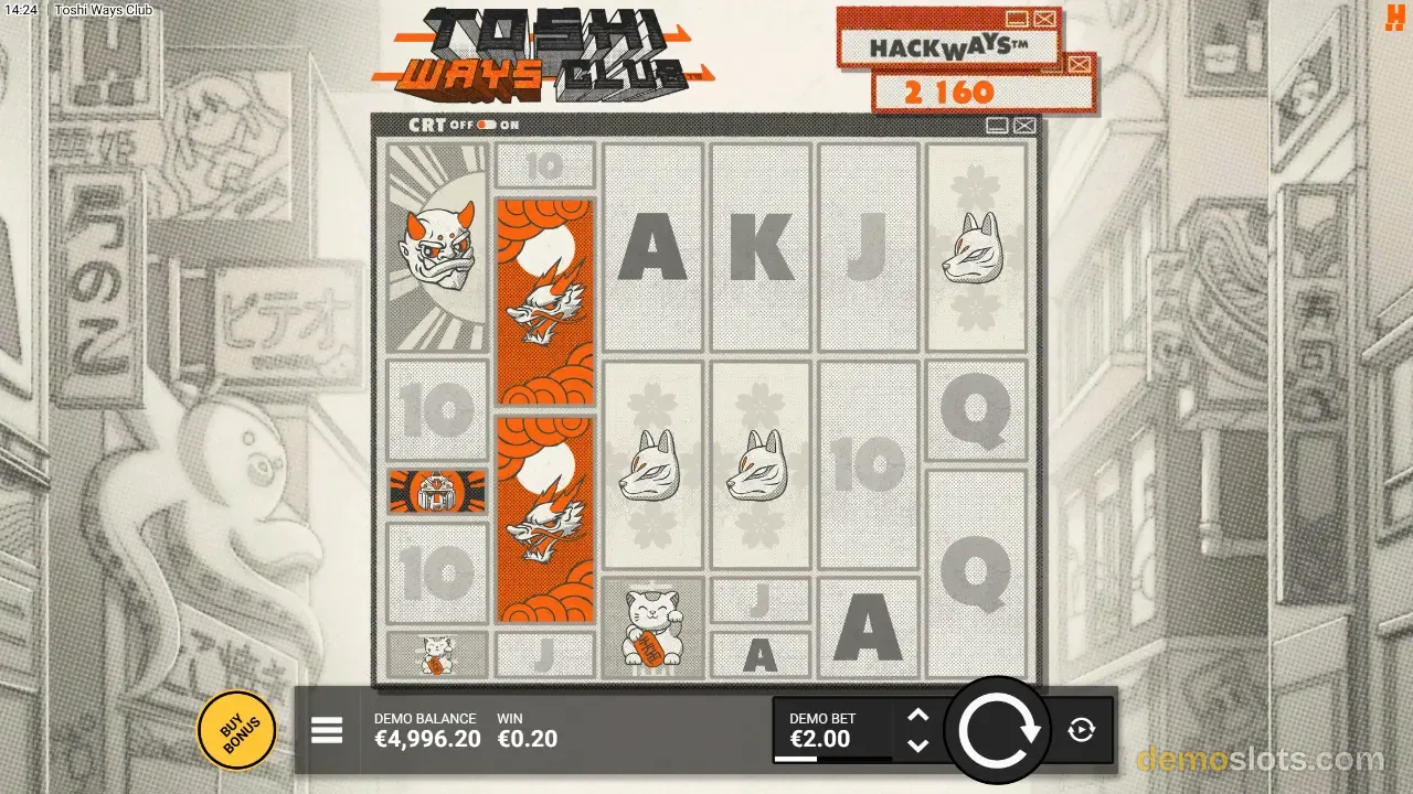 Toshi Ways Club slot by Hacksaw Gaming