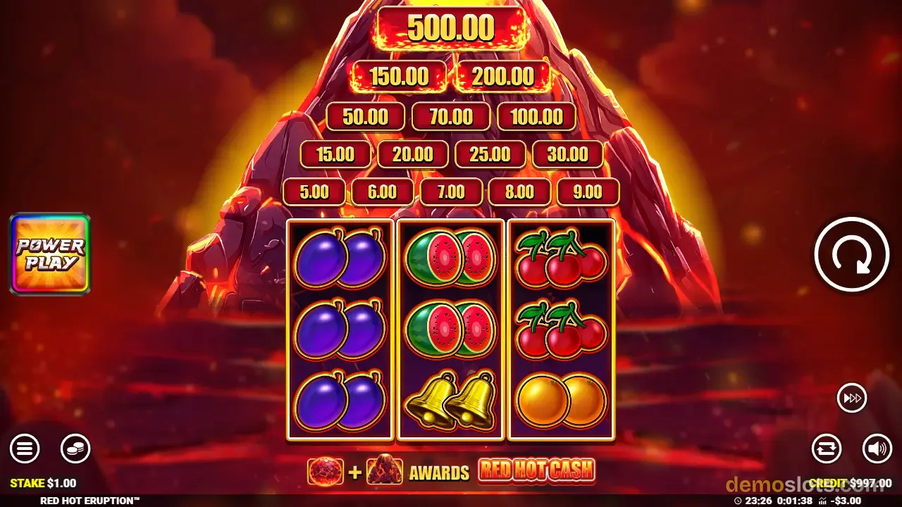 Red Hot Eruption slot by Blueprint Gaming