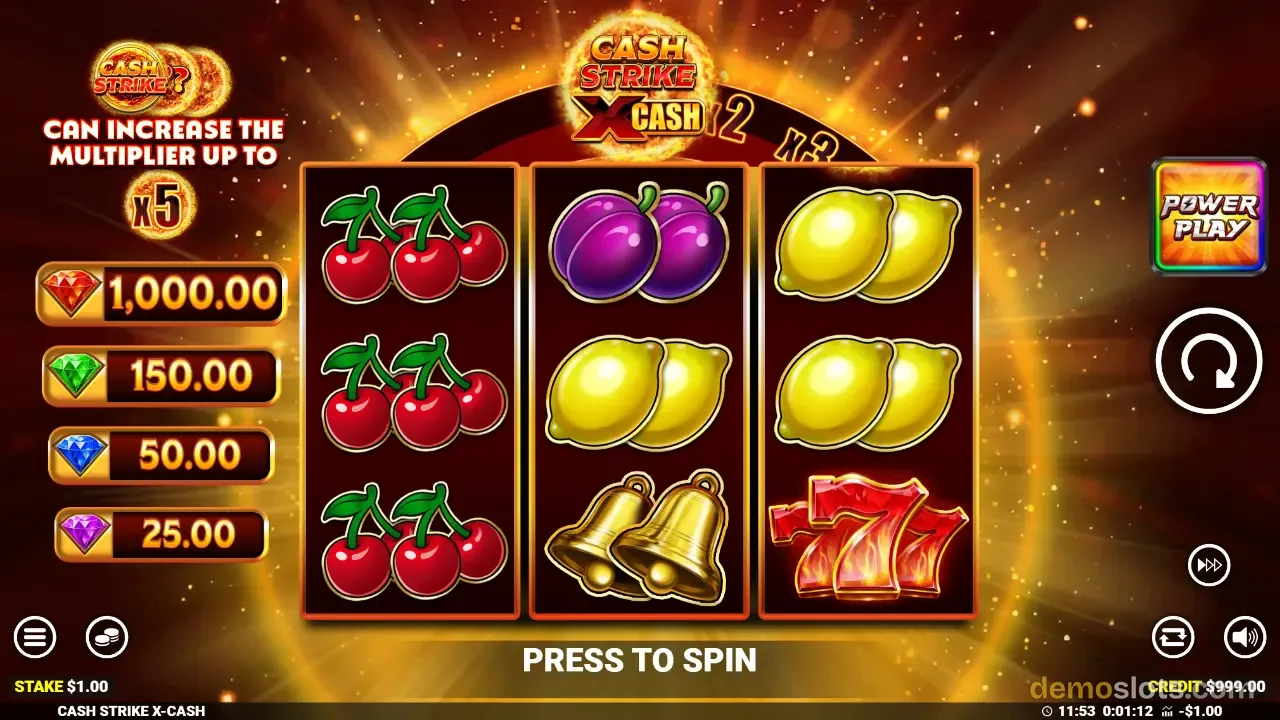 Cash Strike X Cash slot by Blueprint Gaming