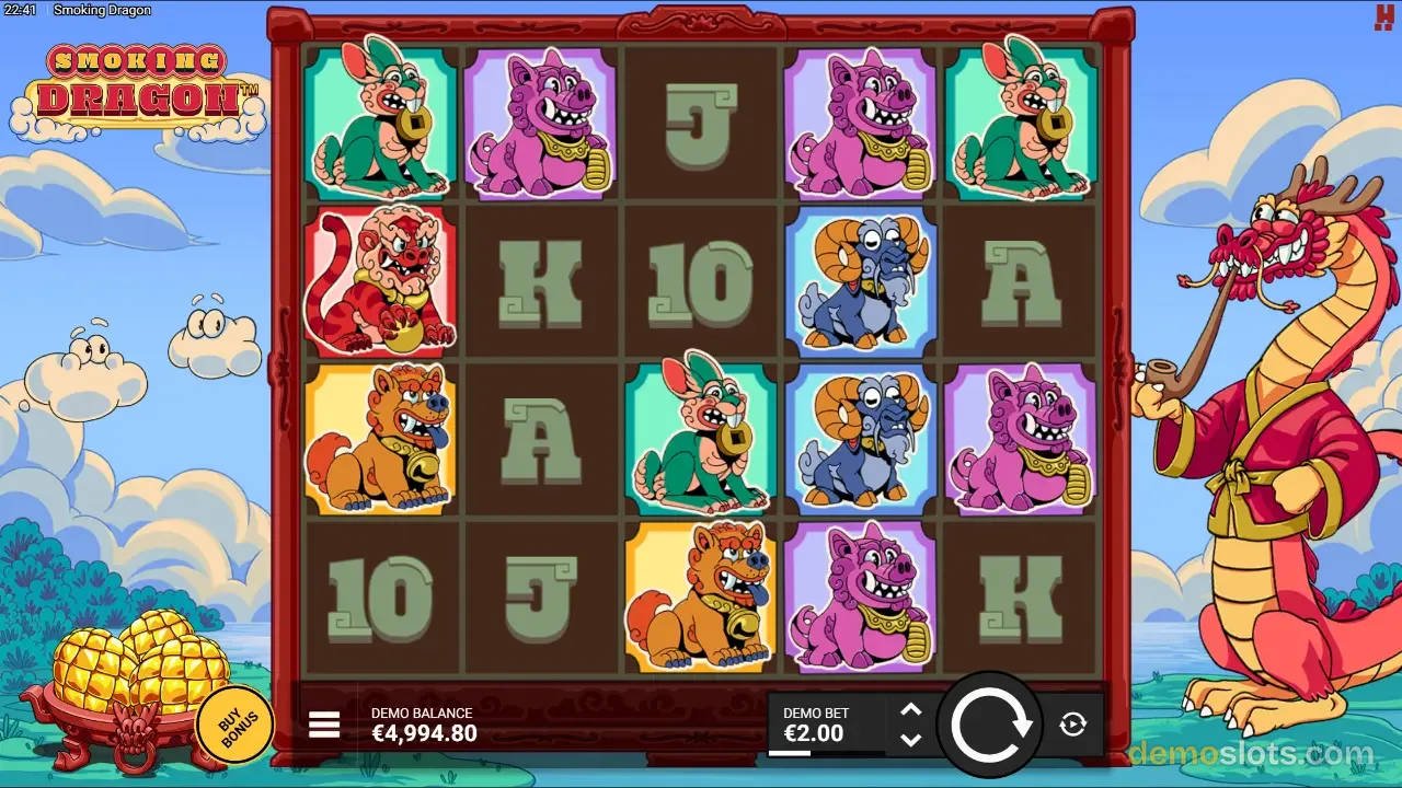 Smoking Dragon slot by Hacksaw Gaming