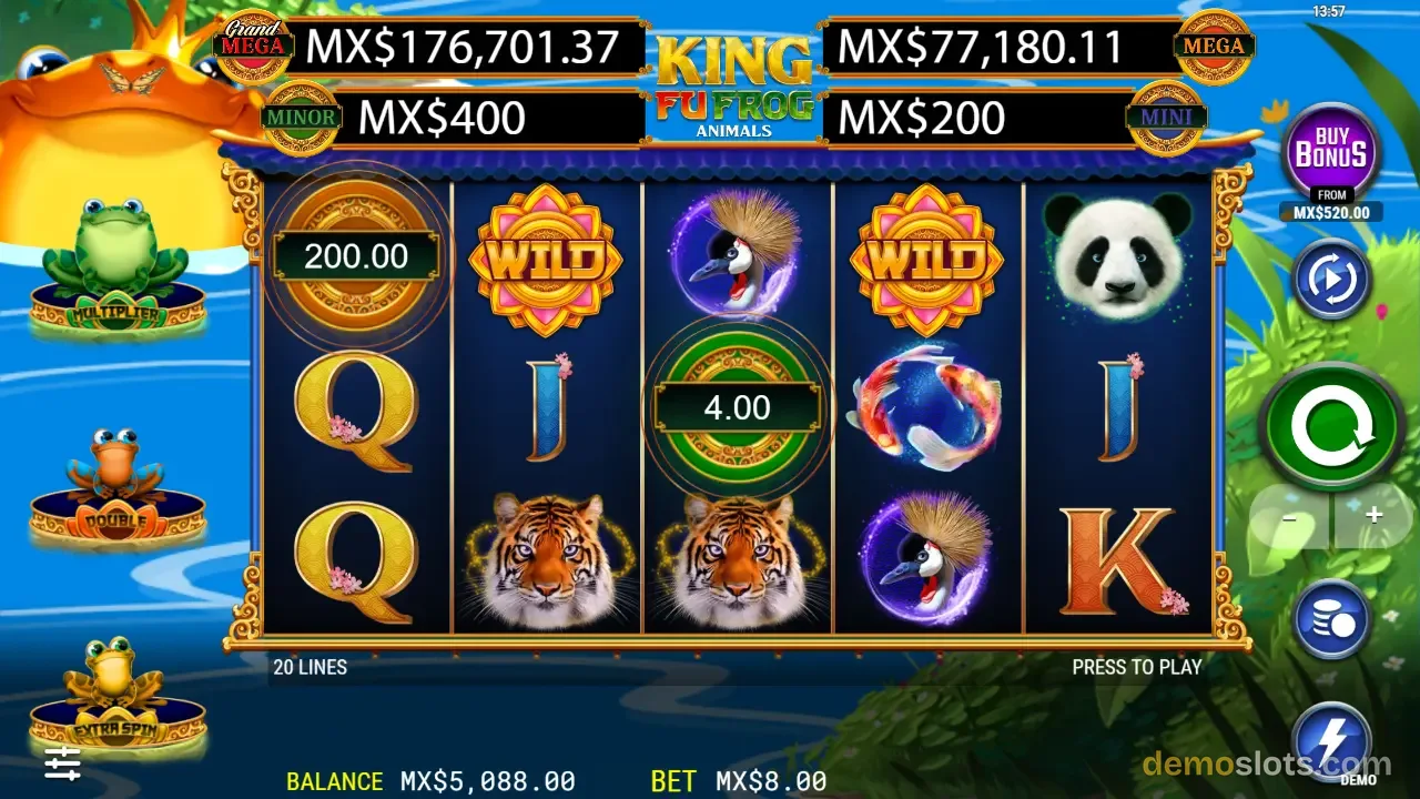 King Fu Frog Animals