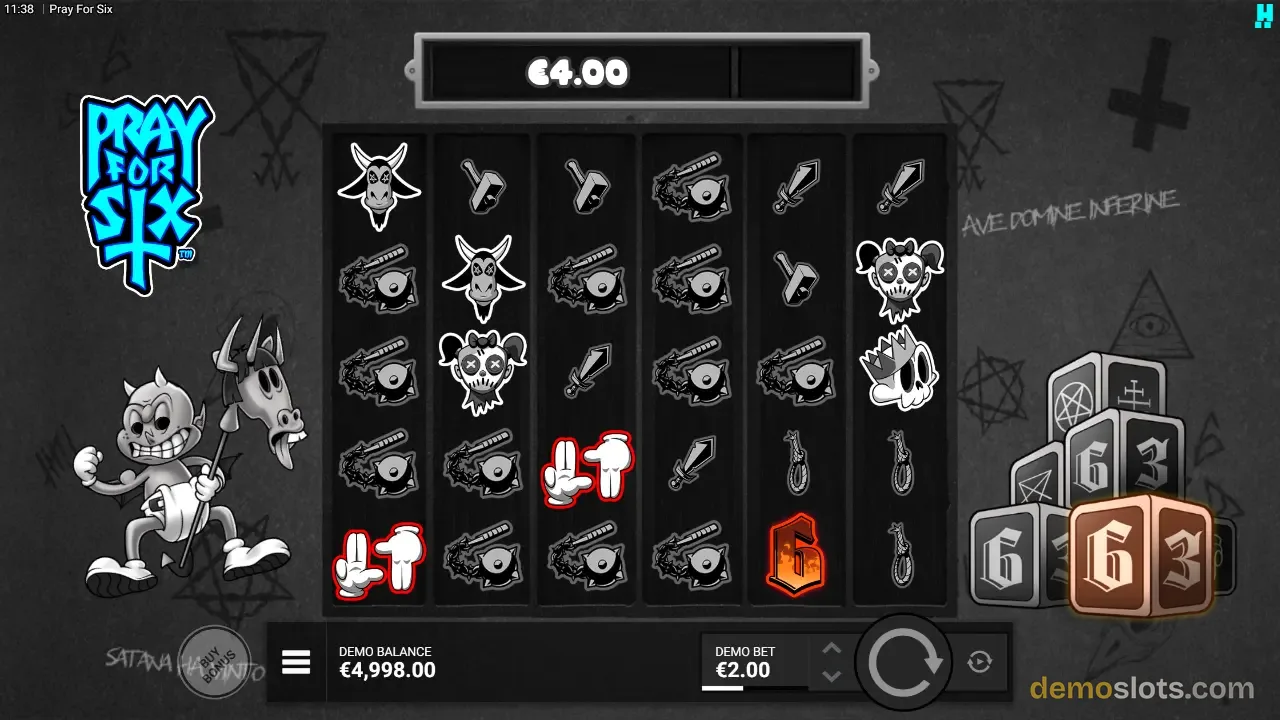 Pray For Six slot by Hacksaw Gaming