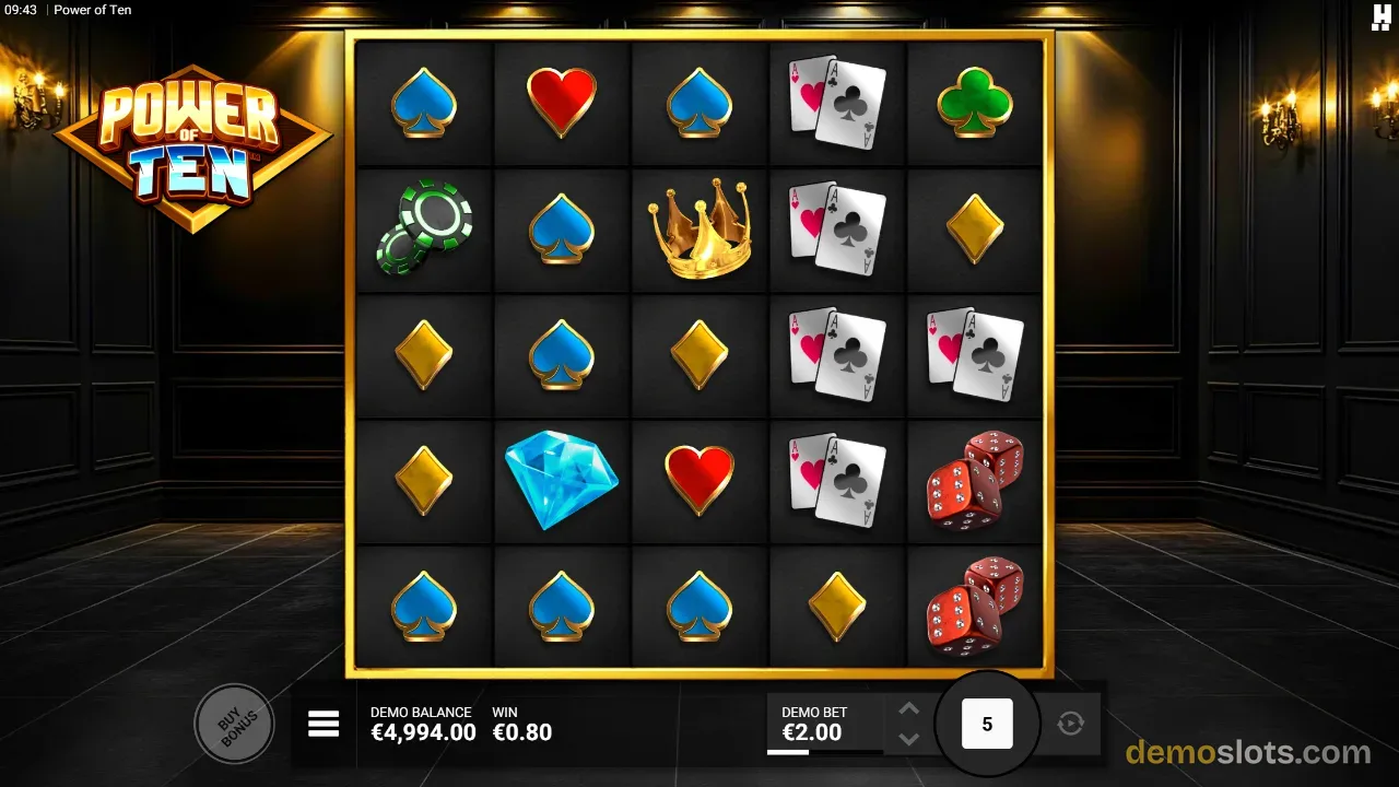 Power of Ten slot by Hacksaw Gaming