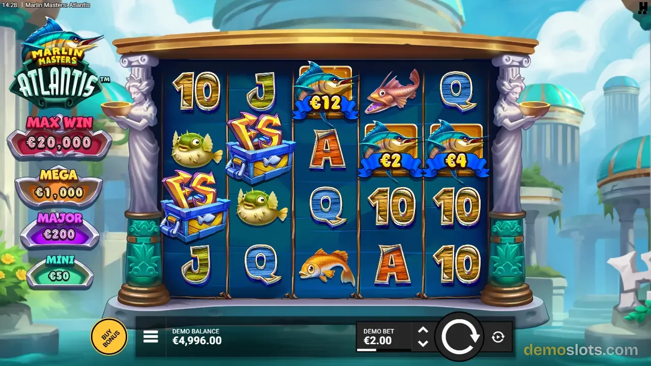 Marlin Masters Atlantis slot by Hacksaw Gaming